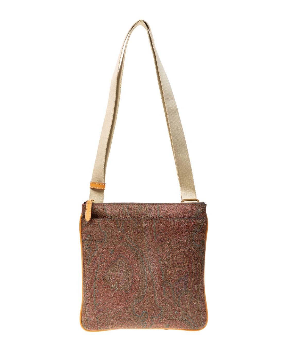 shop ETRO  Borsa: Etro borsa a tracolla realizzata nell'iconico tessuto Paisley jacquard.
Manico in pelle (altezza: 21 cm).
Tasca interna con cerniera.
Tasca esterna con cerniera.
Chiusura con zip.
Fodera in tessuto logato ETRO, (66% cotone 34% poliestere).
Dimensioni: 26 x 27 cm.
Composizione esterna: 76% cotone 24% poliestere.
Composizione nastro: 95% poliestere 5% poliammide.
Finiture: 100% pelle di vitello.
Made in Italy.. 0H757 8007-600 number 8871274